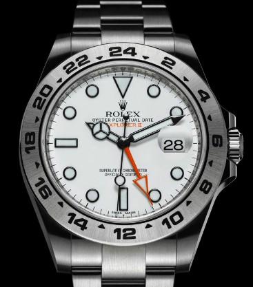 COPY ROLEX WATCH / OYSTER EXPLORER II WHITE FACE 42 MM